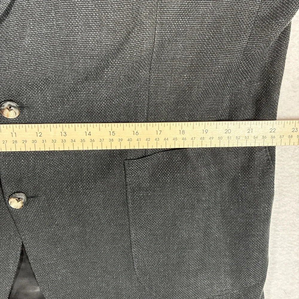 Rodd & Gunn Men's Gray Coat Blazer 2XL XXL Sports Fit Woven In Italy Wool Linen